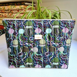 Trousse Matelassée Abyss Méduses Vert
