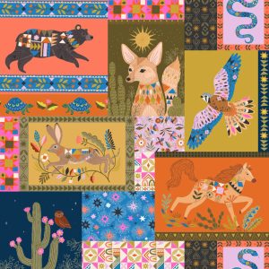 Tissu Desert Moon Multi Panel
