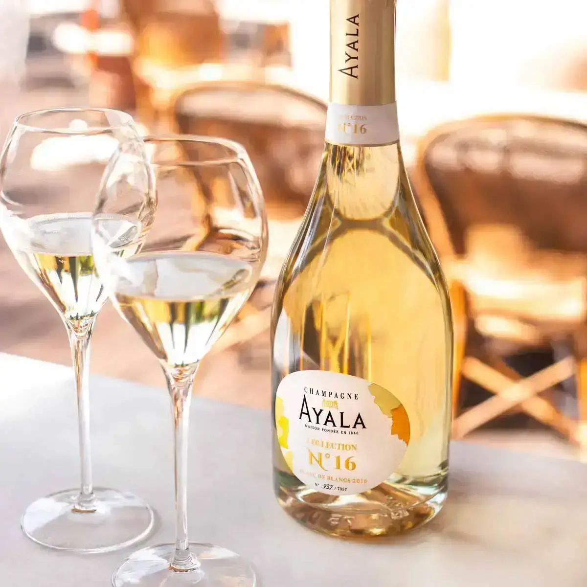 Ayala Blanc de Blancs 2016 Collection N°16 bouteille avec étui – Image 4